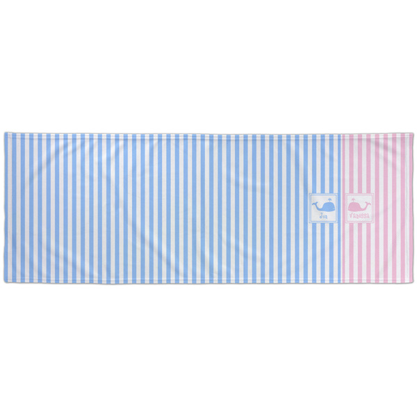 Striped w/ Whales Cooling Towel- Approval