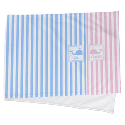 Striped w/ Whales Cooling Towel (Personalized)