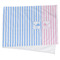 Striped w/ Whales Cooling Towel (Personalized)