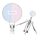 Striped w/ Whales Corkscrew (Personalized)
