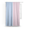 Striped w/ Whales Curtain Panel - Custom Size