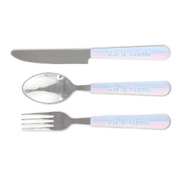 Striped w/ Whales Cutlery Set (Personalized)