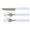 Striped w/ Whales Cutlery Set - FRONT