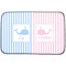 Striped w/ Whales Dish Drying Mat (Personalized)