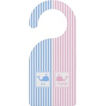 Striped w/ Whales Door Hanger (Personalized)