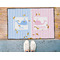 Striped w/ Whales Door Mat - LIFESTYLE (Med)