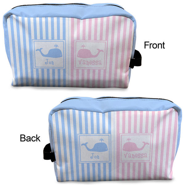 Striped w/ Whales Dopp Kit - Approval