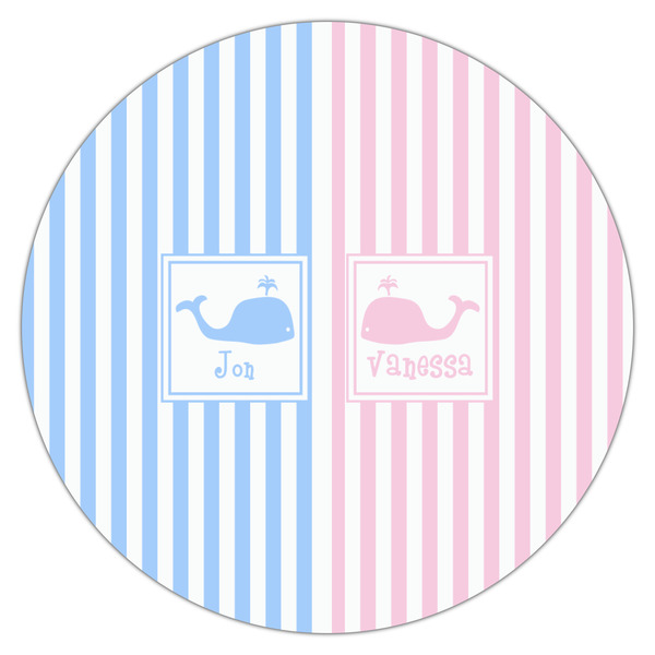 Striped w/ Whales Drink Topper - XSmall - Single