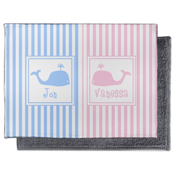 Striped w/ Whales Electronic Screen Wipe - Flat