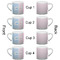 Striped w/ Whales Espresso Cup - 6oz (Double Shot Set of 4) APPROVAL
