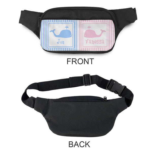 Striped w/ Whales Fanny Packs - APPROVAL