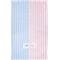 Striped w/ Whales Finger Tip Towel - Full View