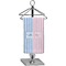 Striped w/ Whales Finger Tip Towel (Personalized)