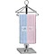 Striped w/ Whales Finger Tip Towel - Full Print (Personalized)