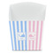 Striped w/ Whales French Fry Favor Boxes (Personalized)