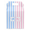 Striped w/ Whales Gable Favor Box - Front