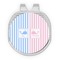 Striped w/ Whales Golf Ball Marker - Hat Clip - Silver