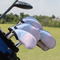 Striped w/ Whales Golf Club Cover - Set of 9 - On Clubs