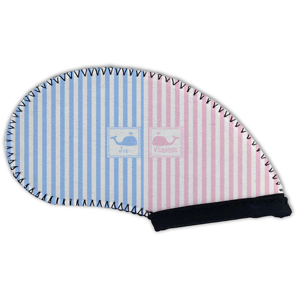 Striped w/ Whales Golf Club Covers - BACK