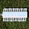 Striped w/ Whales Golf Tees & Ball Markers Set - Front
