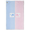Striped w/ Whales Golf Towel - Poly-Cotton Blend - Large w/ Multiple Names