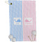Striped w/ Whales Golf Towel (Personalized)