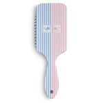 Striped w/ Whales Hair Brushes (Personalized)