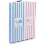 Striped w/ Whales Hardbound Journal (Personalized)
