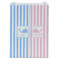 Striped w/ Whales Jewelry Gift Bag - Gloss - Front