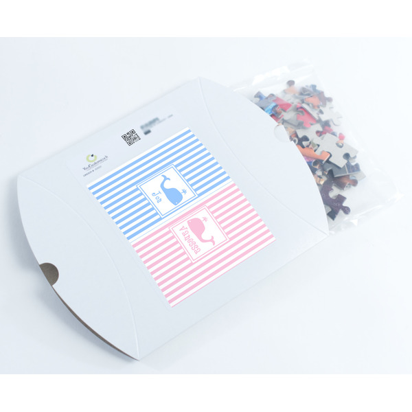 Striped w/ Whales Jigsaw Puzzle 110 Piece - Box