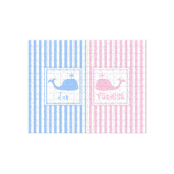 Striped w/ Whales 252 pc Jigsaw Puzzle (Personalized)