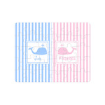 Striped w/ Whales Jigsaw Puzzles (Personalized)