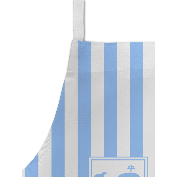 Striped w/ Whales Kid's Aprons - Detail