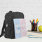 Striped w/ Whales Kid's Backpack - Lifestyle