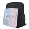 Striped w/ Whales Preschool Backpack (Personalized)