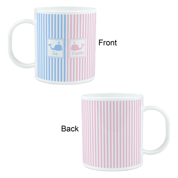Striped w/ Whales Kid's Mug - Apvl