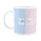 Striped w/ Whales Plastic Kids Mug (Personalized)