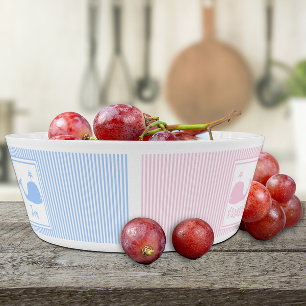 Striped w/ Whales Kids Bowls - LIFESTYLE