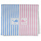 Striped w/ Whales Kitchen Towel - Poly Cotton w/ Multiple Names