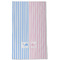 Striped w/ Whales Kitchen Towel - Poly Cotton - Full Front