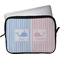 Striped w/ Whales Laptop Sleeve / Case (Personalized)