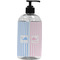 Striped w/ Whales Plastic Soap / Lotion Dispenser (Personalized)