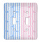 Striped w/ Whales Light Switch Cover (2 Toggle Plate)