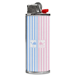 Striped w/ Whales Case for BIC Lighters (Personalized)