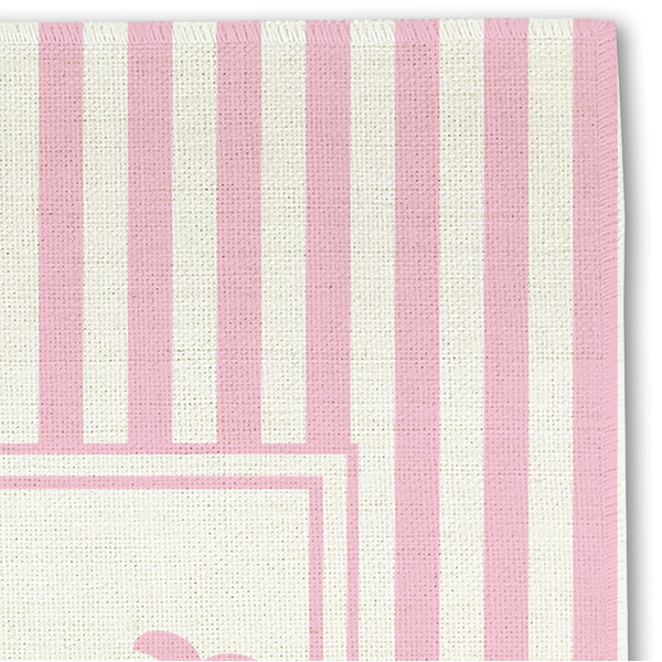 Striped w/ Whales Linen Placemat - DETAIL