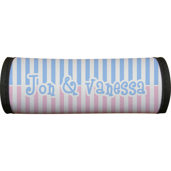 Striped w/ Whales Luggage Handle Wrap