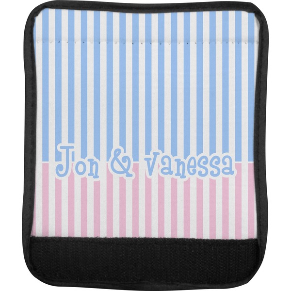 Striped w/ Whales Luggage Handle Wrap (Approval)