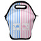 Striped w/ Whales Lunch Bag w/ Multiple Names