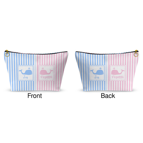 Striped w/ Whales Makeup Bag Approval