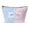Striped w/ Whales Structured Accessory Purse (Front)